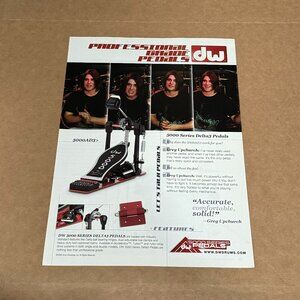 Greg Upchurch of 3 Doors Down - DW Hardware - 2006 Print Advertisement